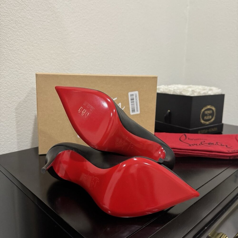 Christian Louboutin Hot Chick 100 Nappa Black - Picture 9 of 9